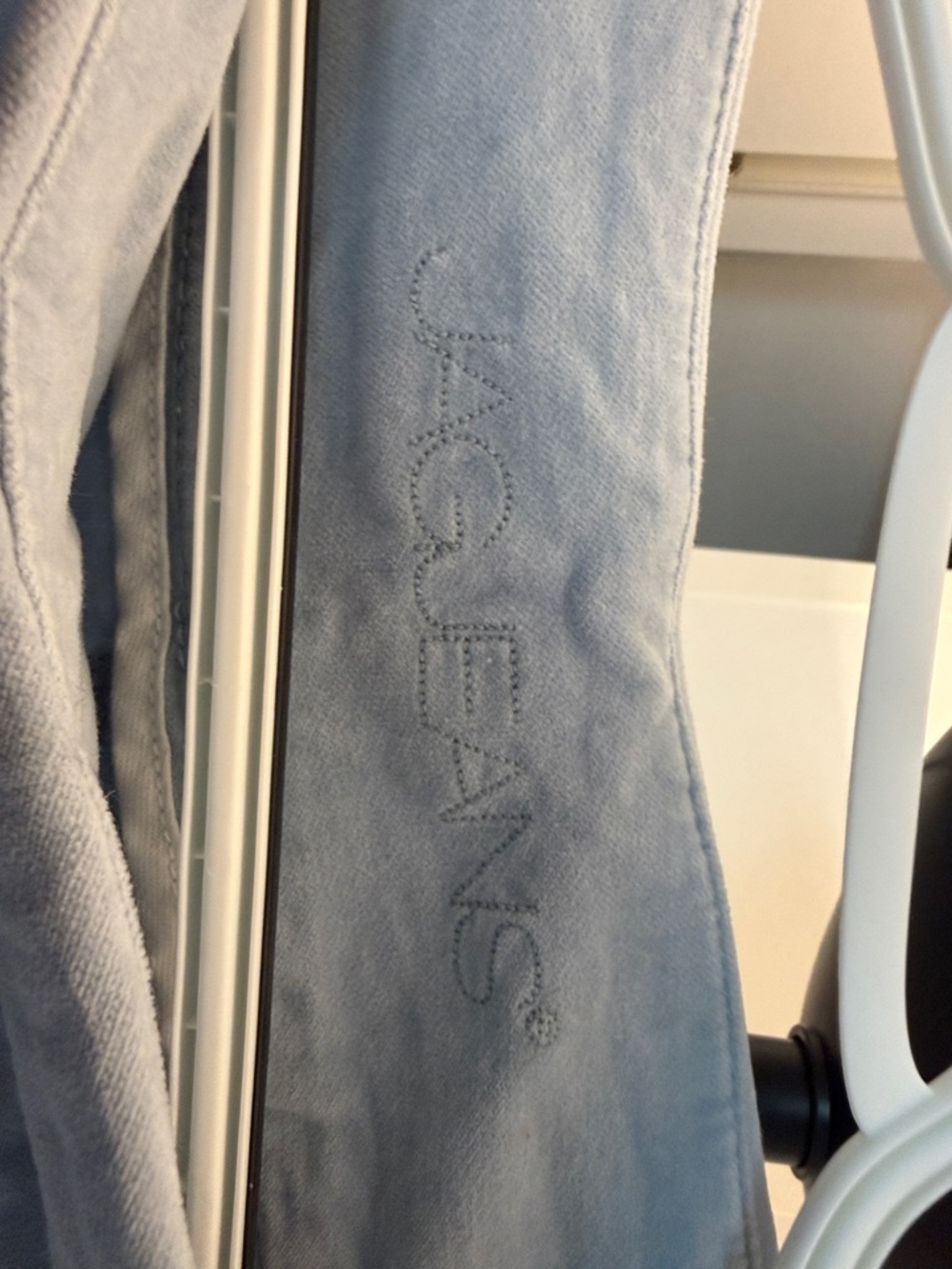 JAG Velour High Rise Light Blue Pants